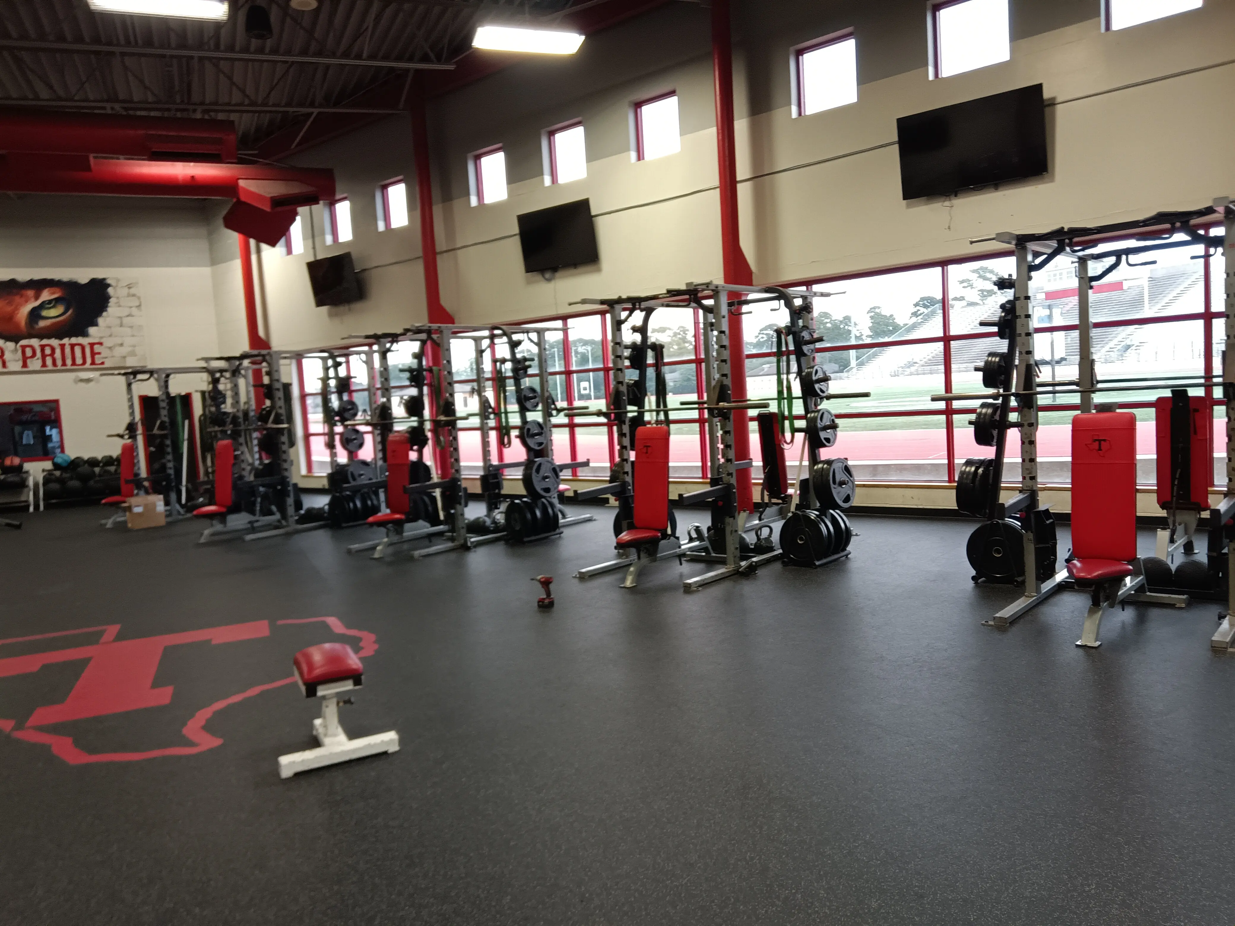 School Squat Racks Installation